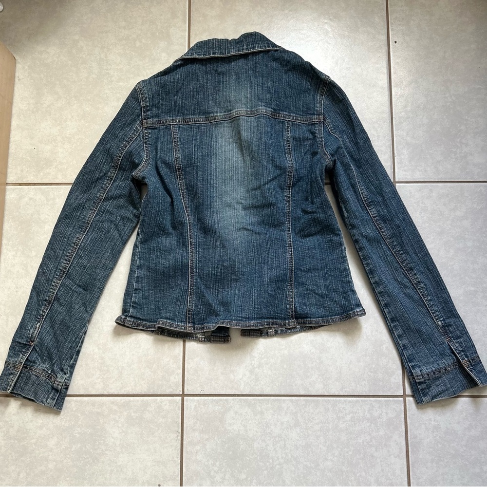 Wax Jean Dark Blue Denim Jacket - Picture 5 of 5